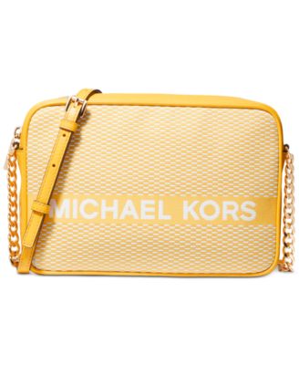 mk yellow crossbody