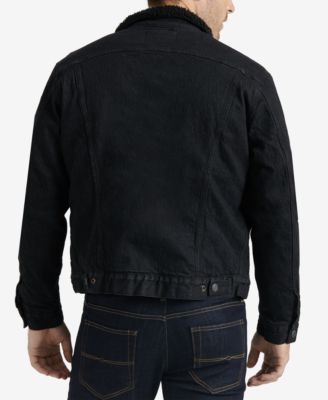 Lucky Brand Men's Sherpa Denim Jacket - Macy's
