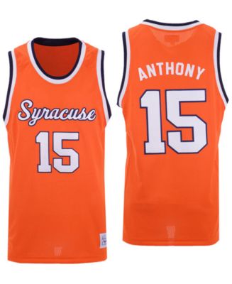 Original Retro Brand Men's Carmelo Anthony Syracuse Orange #15 Orange Retro Basketball Jersey, Medium