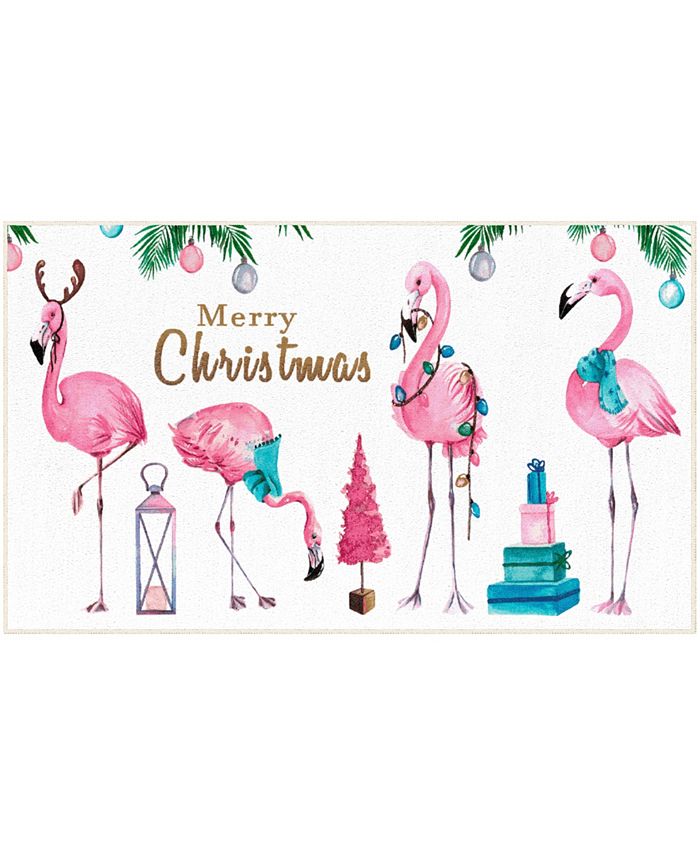 Mohawk - Merry Flamingos Accent Rug, 30" x 50"