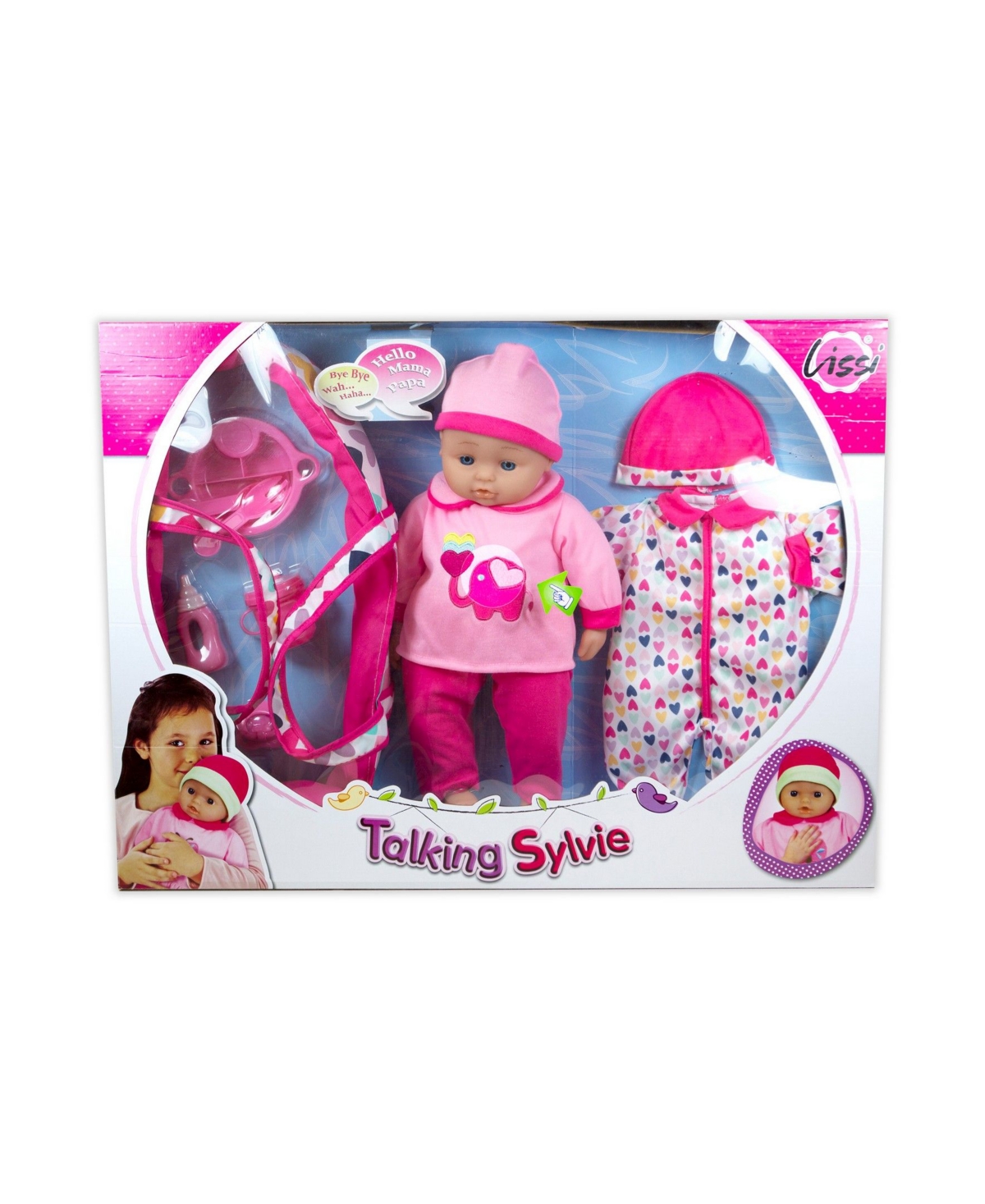 Shop Redbox Lissi Dolls 16" Talking Baby Doll With Accessories In Multi
