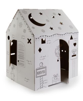 Holiday Cottage Cardboard Playhouse