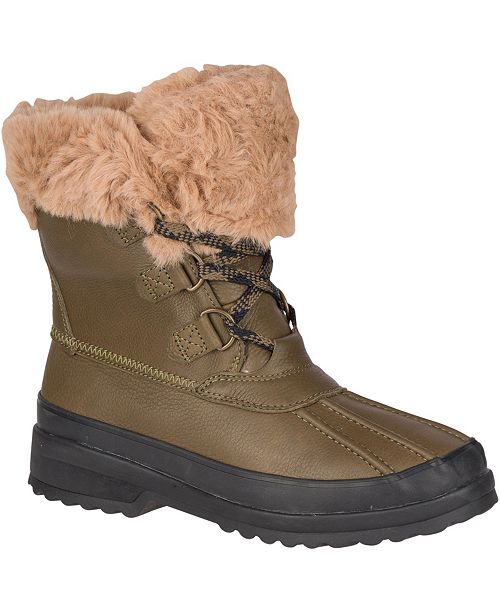 Sperry Women S Maritime Leather Winter Boots Reviews Boots