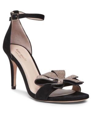 Kate Spade New York Greta Dress Sandals In Black Suede