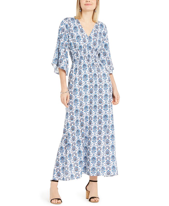 INC International Concepts INC Kimono-Sleeve Maxi Dress, Created for ...