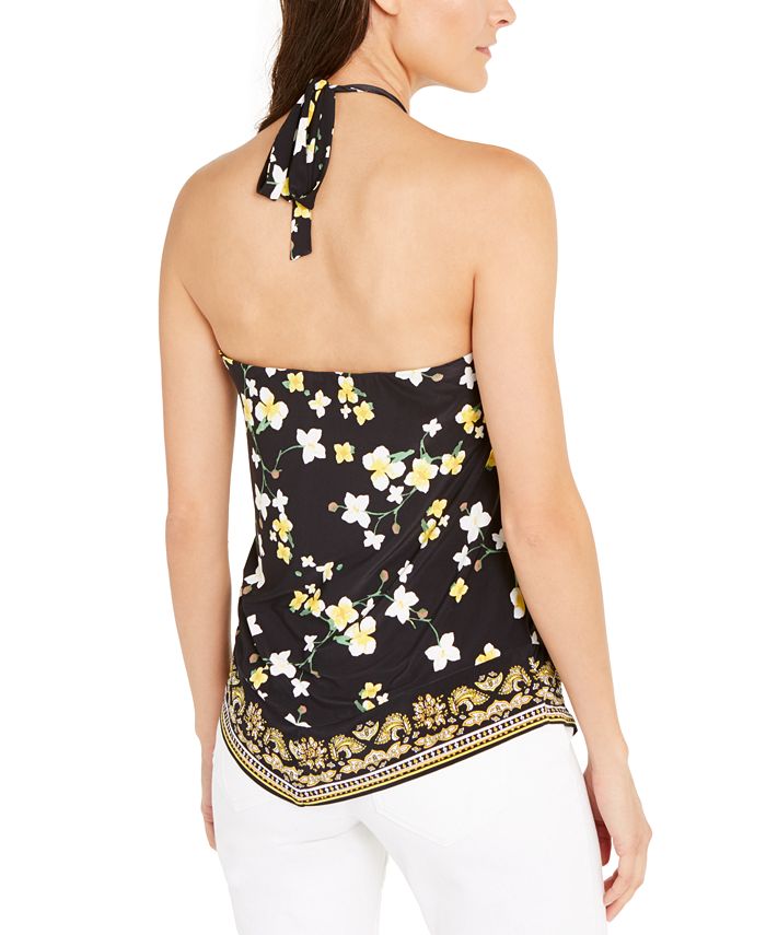 ring halter neck top