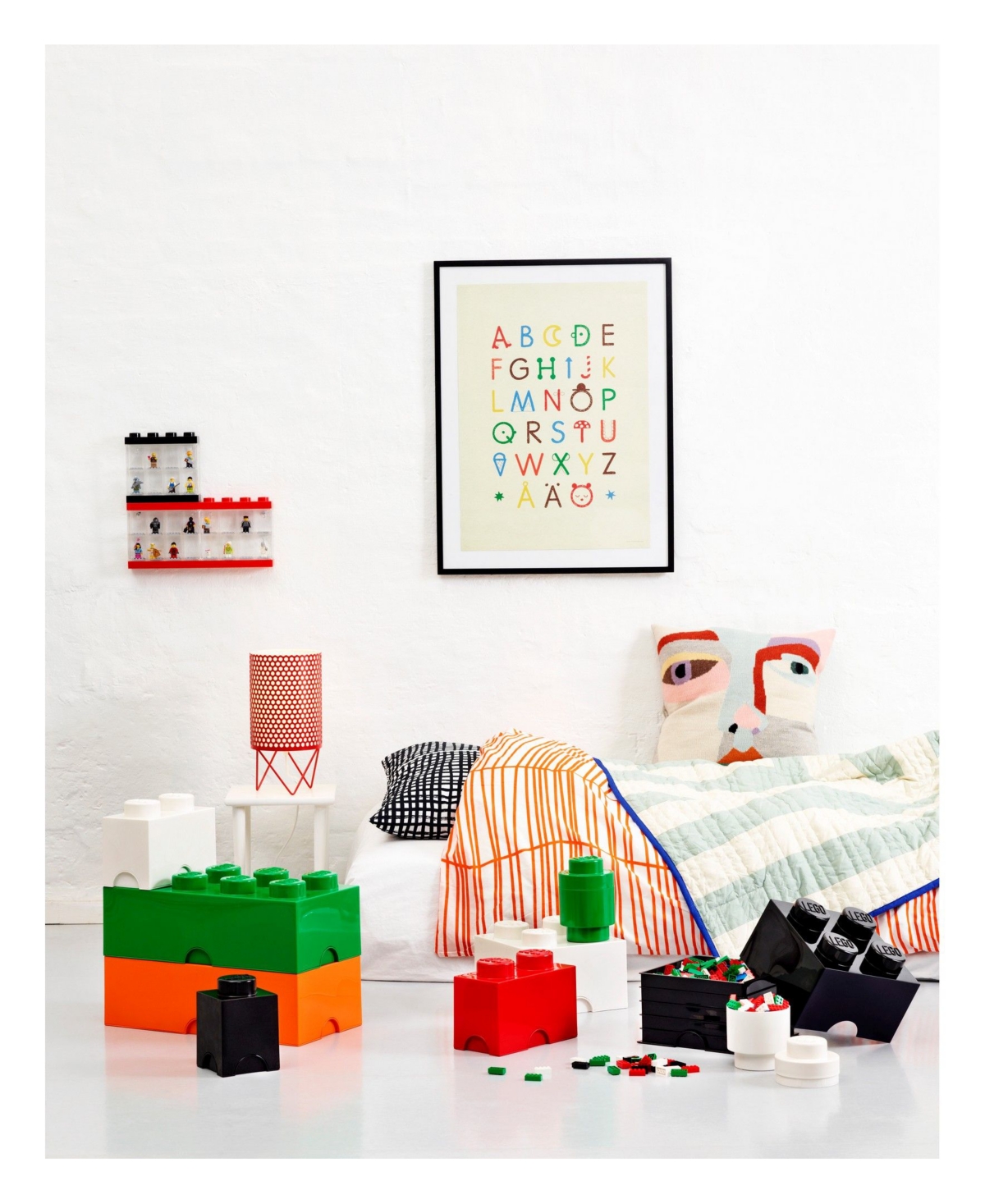 Room Copenhagen Lego Storage Brick 8 In Multi