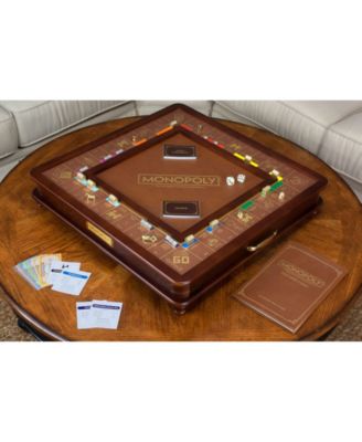 とても高価な英国製ノスタルジーMONOPOLY 木製箱版。未使用品 Winning Solutions Monopoly Game Luxury Edition - Macy's