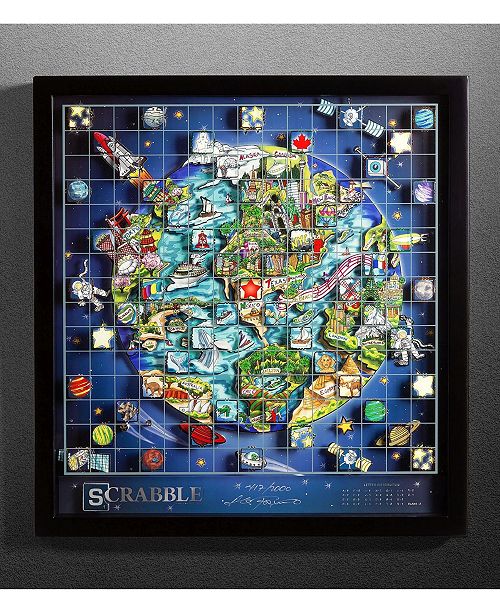 Winning Solutions Scrabble 3d World Edition By Charles Fazzino