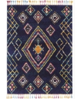 Closeout! Nourison Home Mecca MEC02 Navy 3'11