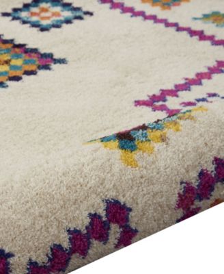 CLOSEOUT! Mecca MEC01 Ivory 7'10" x 10'6" Area Rug