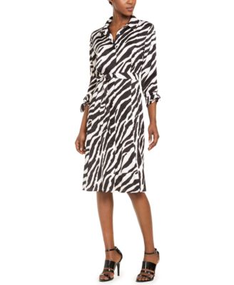 calvin klein zebra print dress