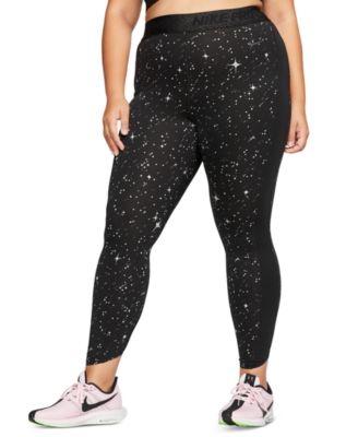 nike pro training metallic dot tights