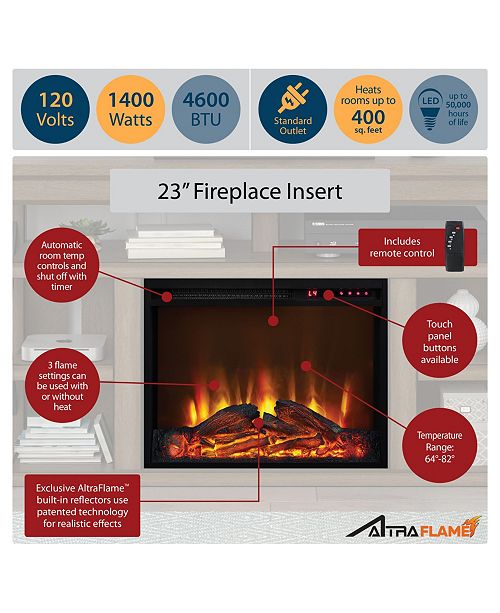 A Design Studio Glen Orchard Electric Fireplace Tv Console For Tvs