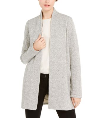 Eileen Fisher Organic Cotton shops Open Jacket