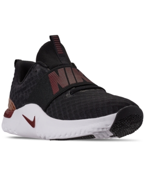 Nike Women's In-season Tr 9 Training Sneakers From Finish Line In Black/team Red-mtlc Coppe