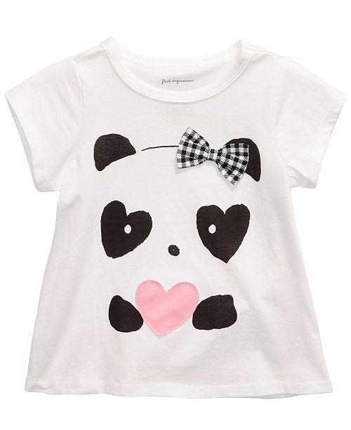Toddler Girls Panda Hearts T Shirt Created For Macy S