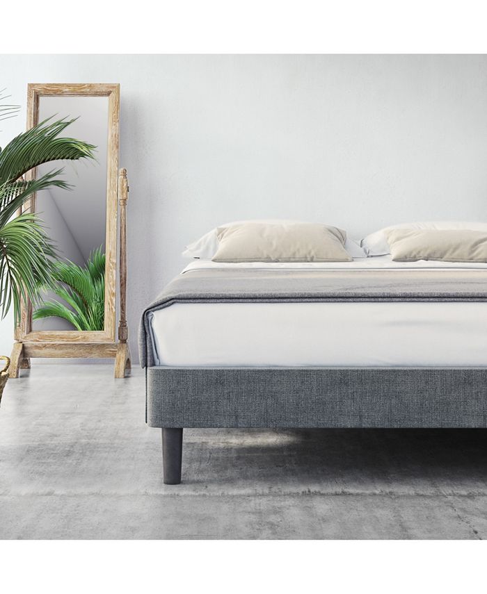 Sleep Trends Upholstered Platform Bed Frame Twin XL Macy's