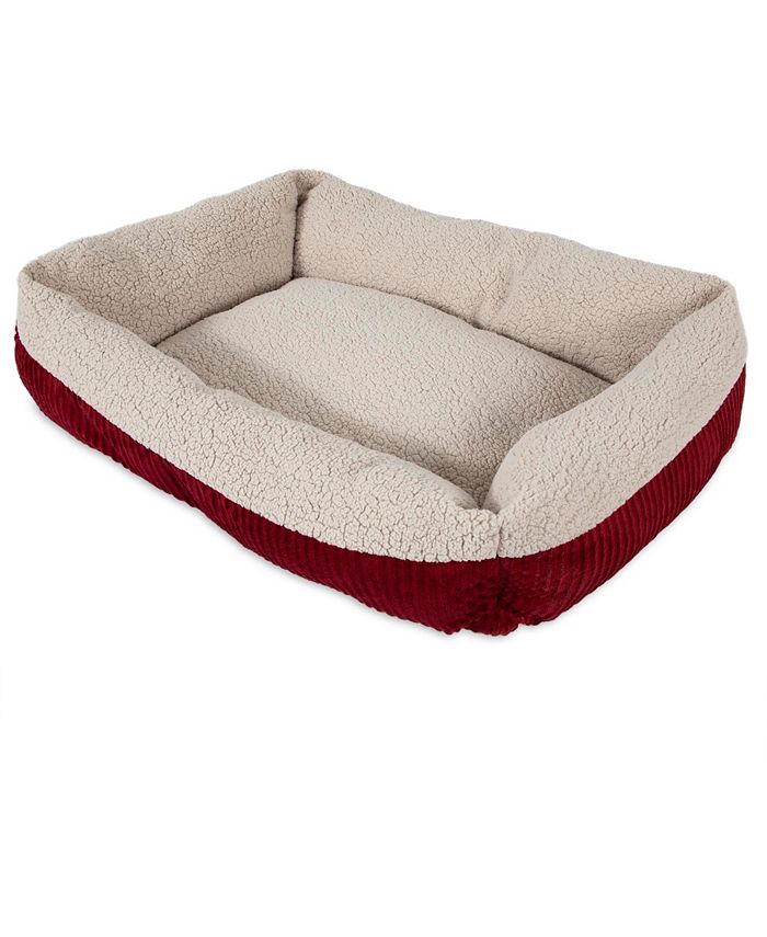 Aspen Pet Self Warming 30" X 24" Rectangular Lounger Dog Bed Macy's