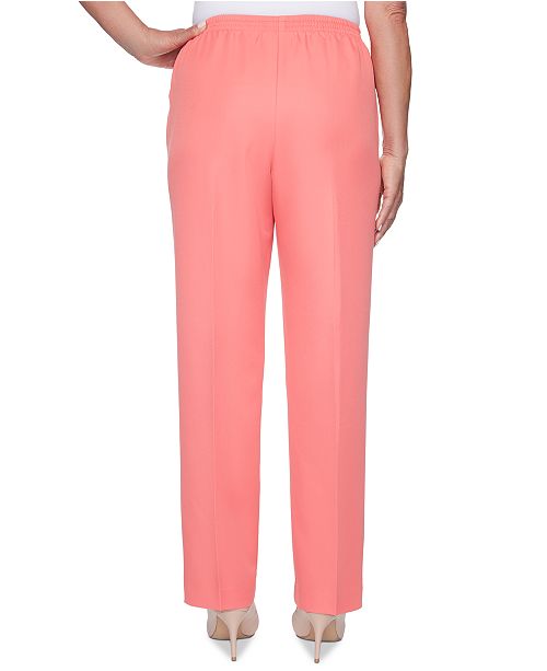 Alfred Dunner Miami Beach FlatFront PullOn Pants & Reviews Pants