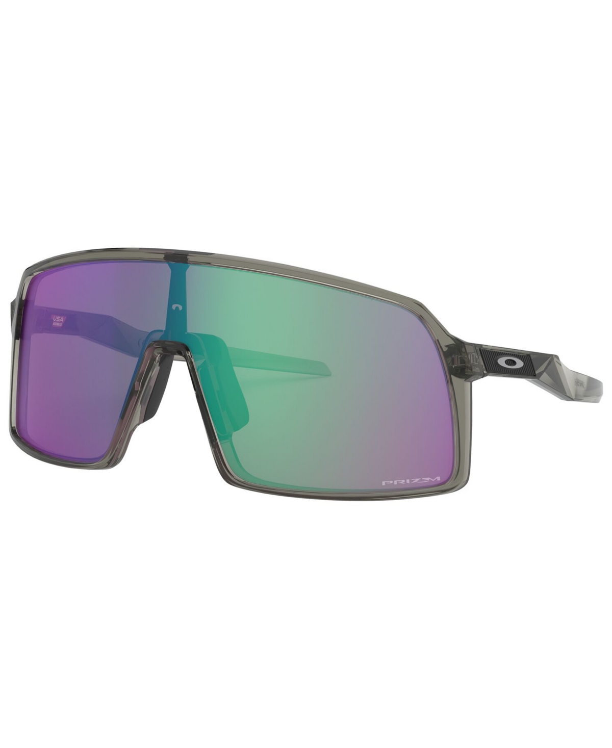 Oakley Oo9406 Sutro Wraparound Sunglasses In Grey Ink,prizm Road Jade