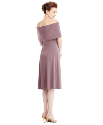 midi dress with shrug