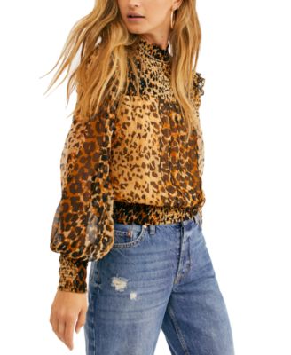 leopard print blouse macy's