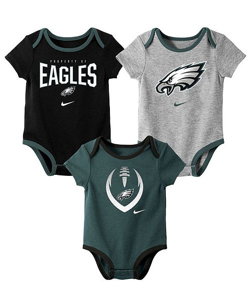 Nike Baby Philadelphia Eagles Icon 3 Pack Bodysuit Set Reviews