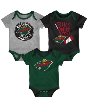 Outerstuff Baby Minnesota Wild Cuddle & Play Creeper Set