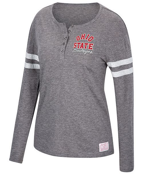 Top Of The World Women S Ohio State Buckeyes Henley Long