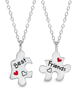 Macy Best Friend Necklaces with Matching Star Pendant, Friendship