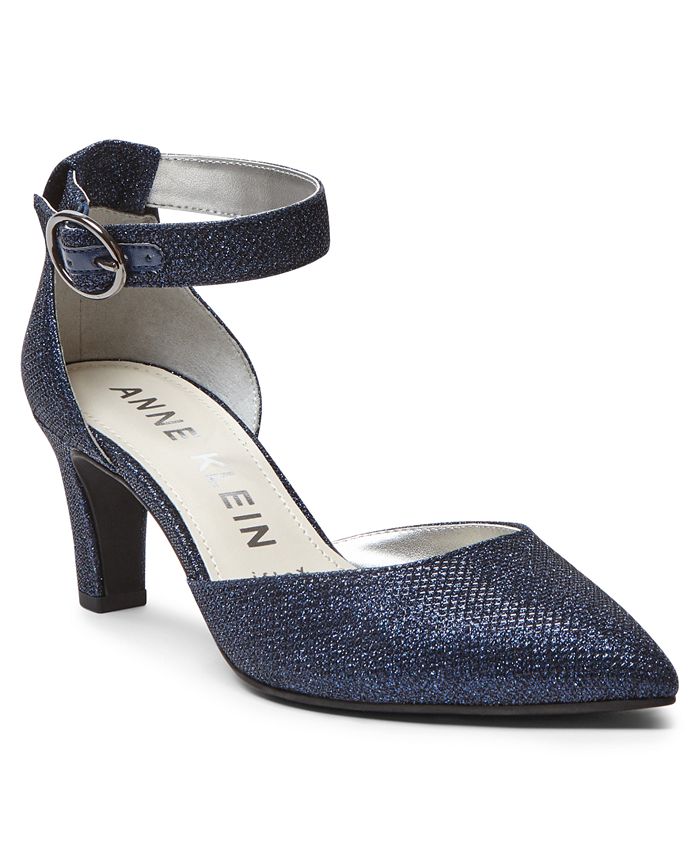 Navy blue shop heels macy's