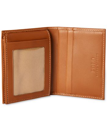 Polo Ralph Lauren - Men's Burnished Leather Window Billfold Wallet