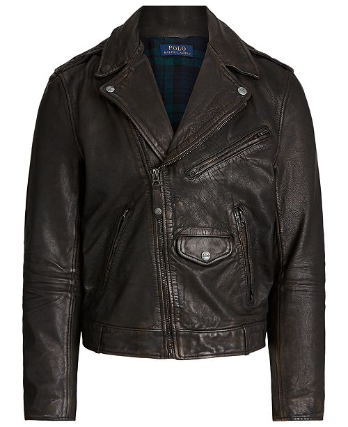 macys mens biker jacket
