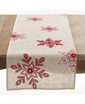 Nivalis Collection Snowflake Design Runner
