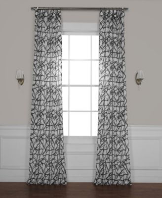 Abstract Printed Sheer Curtain