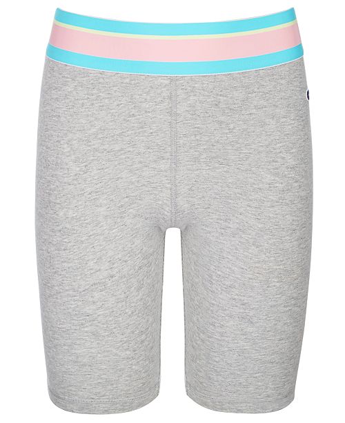 Champion Big Girls Striped Waist Bike Shorts Reviews Shorts