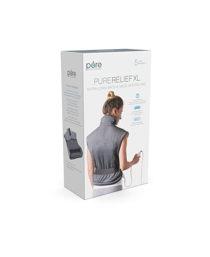 Pure Enrichment PureRelief Extra Long Back & Neck Heating Pad Macy's