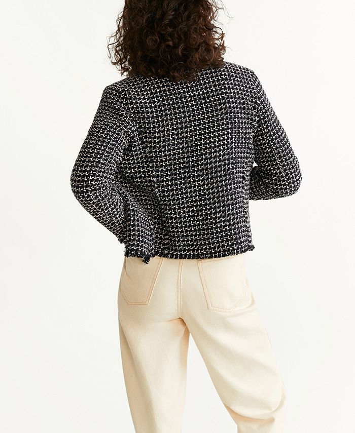 MANGO Tweed Jacket Macy's