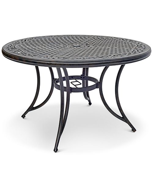 Furniture Beachmont II Outdoor 5-Pc. Dining Set (48" Round ...