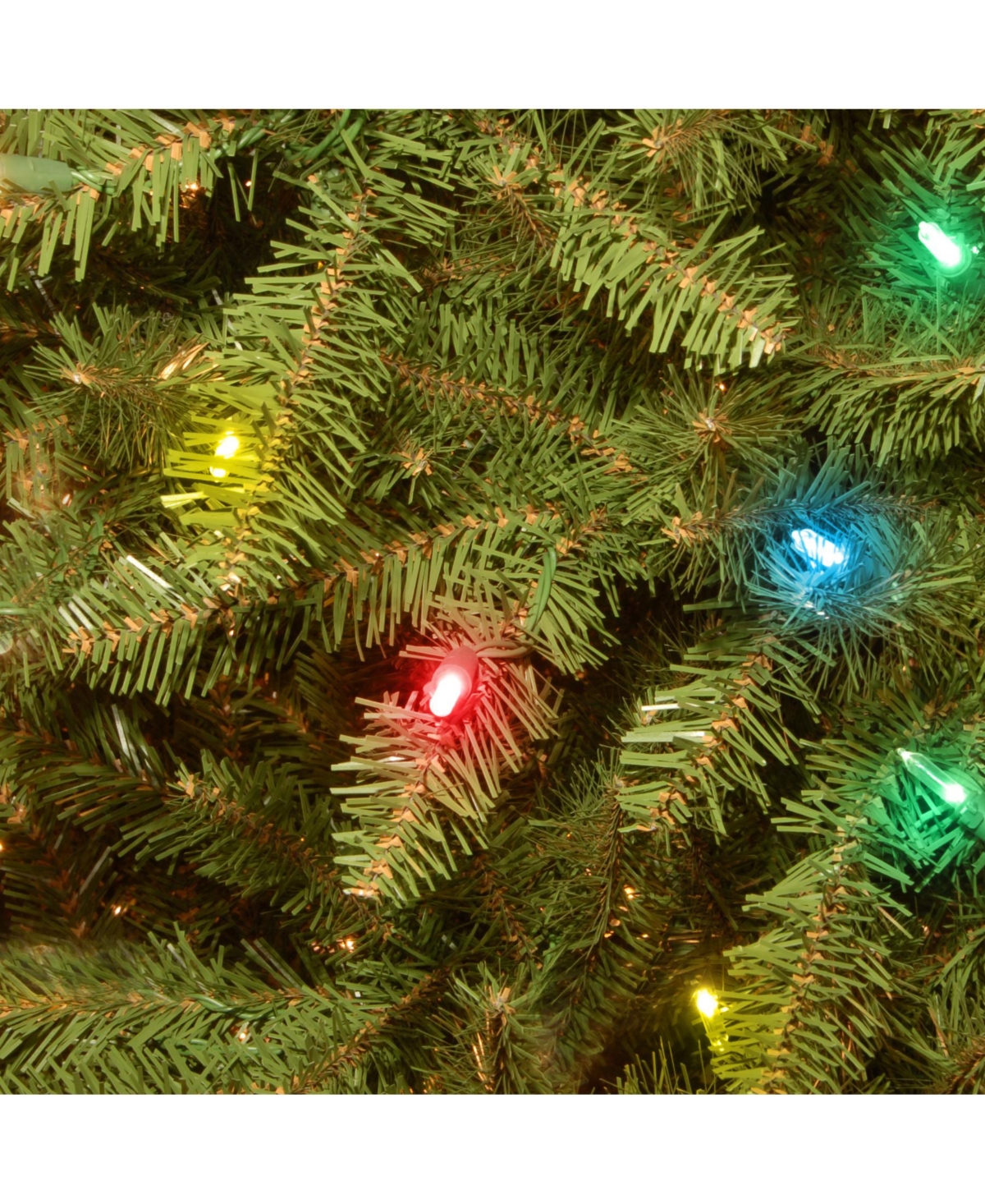 National Tree Dunhill Fir Hinged Tree with 650 Multi Lights