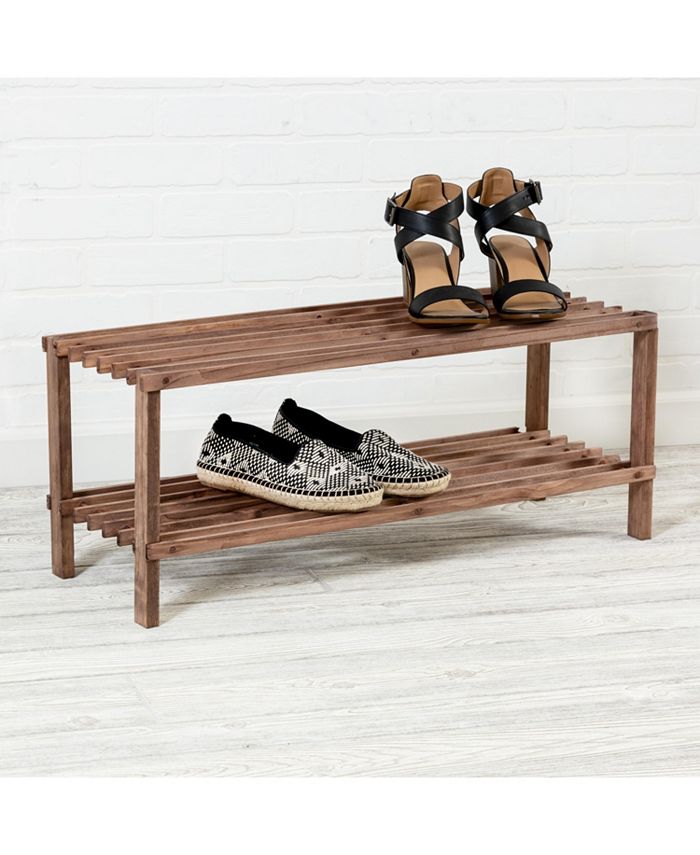 Honey Can Do 2Shelf Shoe Rack, Espresso Macy's