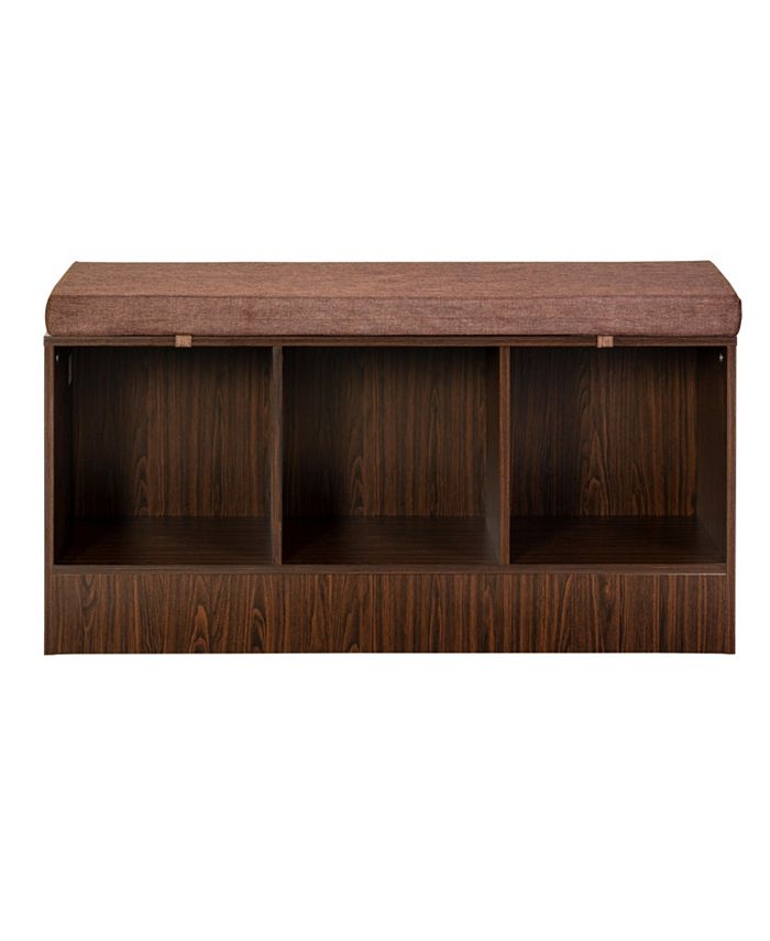 Honey Can Do Entryway Bench with Storage Shelves Macy's