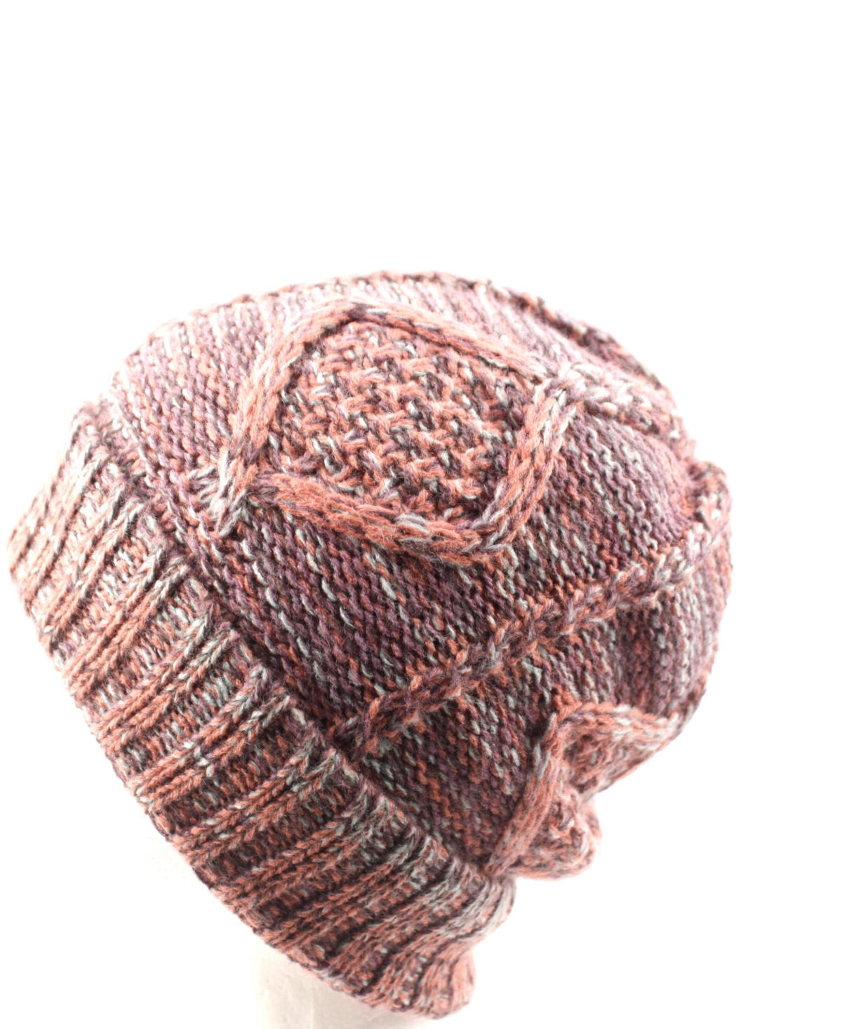 Angela & William Women's Beanie With Sherpa Lining In Multi Mint