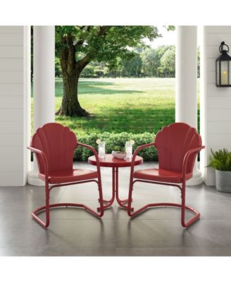Tulip 3 Piece Metal Conversation Seating Set