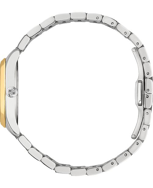 Gucci Women's Swiss G-Timeless Two-Tone Stainless Steel Bracelet Watch ...