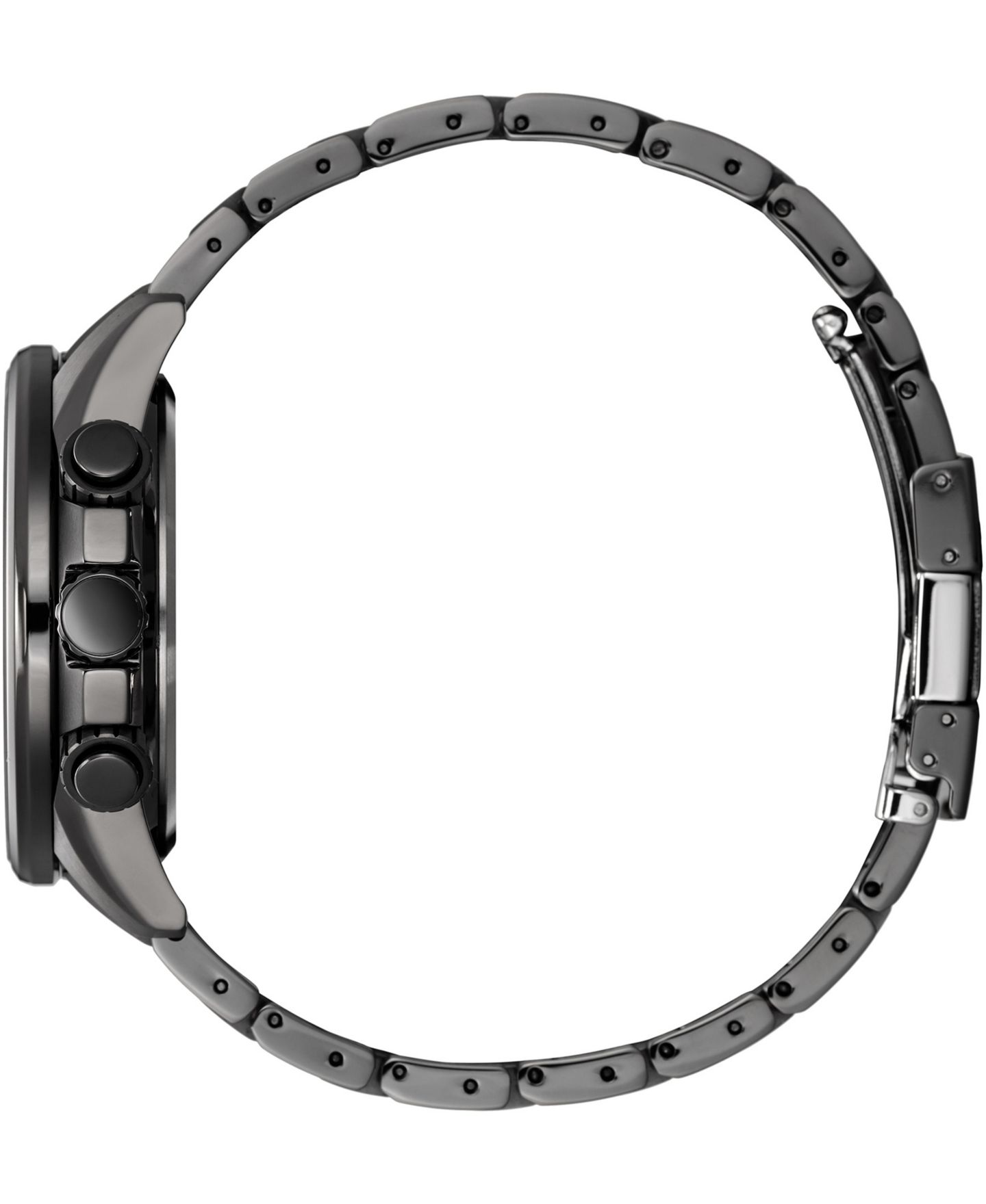 Мужские часы Citizen Eco-Drive Pcat Gray Stainless Steel Bracelet Watch 43mm — фото 2