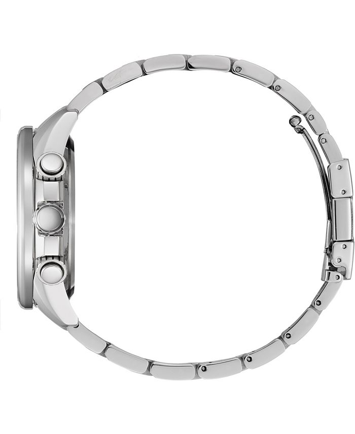 Citizen Eco-Drive Men's PCAT Stainless Steel Bracelet Watch 43mm - Macy's