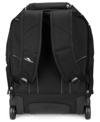 high sierra powerglide rolling laptop backpack