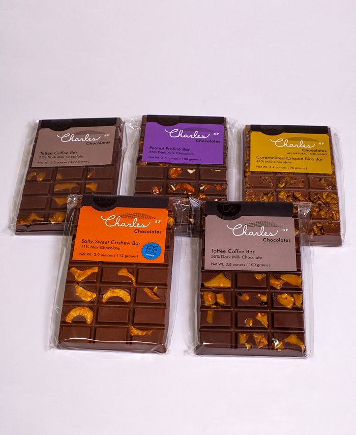 Charles Chocolates - Milk Premium Chocolate Bar Collection